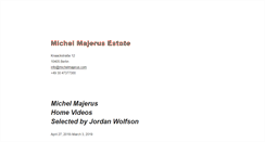 Desktop Screenshot of michelmajerus.com