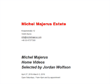 Tablet Screenshot of michelmajerus.com